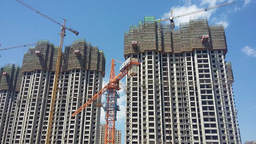 固定式噴霧機應用于濱州防霾社區